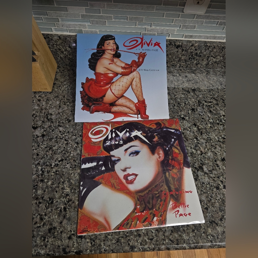 Olivia Bettie Pages Vintage Calender Set